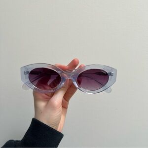 Quay Australia See Me Smile Lavender Purple Sunglasses